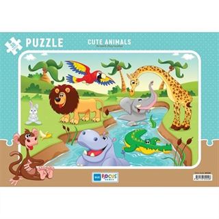 30 Parça Puzzle - Cute Animals (Sevimli Hayvanlar)