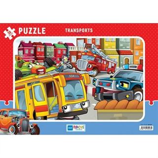 30 Parça Puzzle - Transports (Taşıtlar)