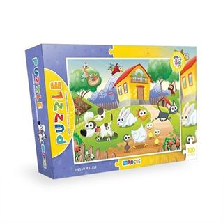 100 Parça Puzzle - Evcil Hayvanlar (BF145)