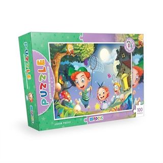 100 Parça Puzzle - Kelebek Avı (BF147)