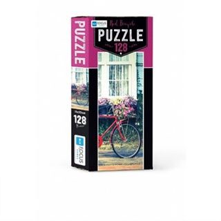 128 Parça Puzzle - Red Bicycle