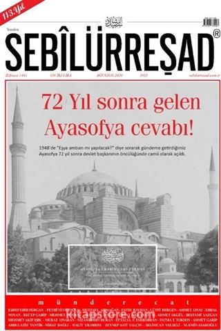 Sebilürreşad Dergisi Sayı:1055 Ağustos 2020