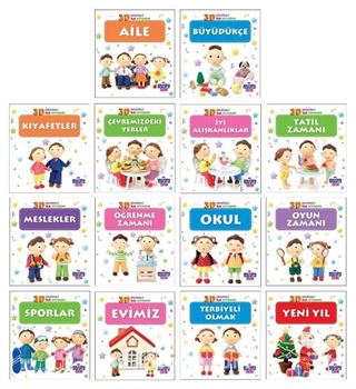3D Resimli İlk Kitabım SET (14 Kitap)