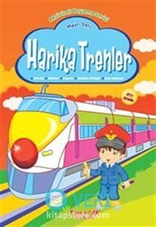 Harika Trenler Boyama Kitabı