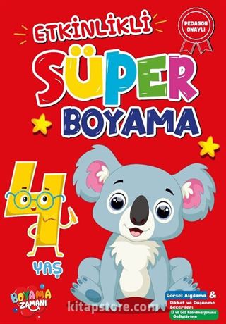 Etkinlikli Süper Boyama 4 Yaş