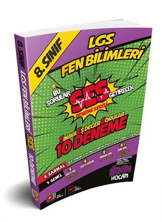 LGS 8. Sınıf SES Serisi Fen Bilimleri 10 Fasikül