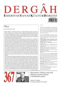 Dergah Edebiyat Sanat Kültür Dergisi Sayı:367 Eylül 2020