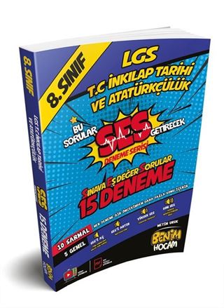 LGS 8. Sınıf SES Serisi T.C. İnkılap Tarihi ve Atatürkçülük 15 Fasikül Deneme