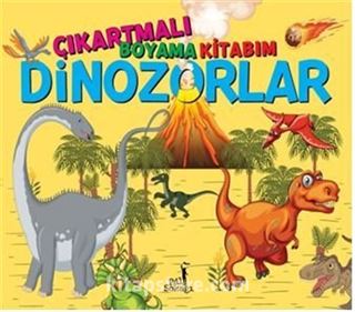Çıkartmalı Boyama Kitabım - Dinozorlar