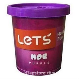 Lets Tek Renk Oyun Hamuru Mor 150 Gr (L8340)
