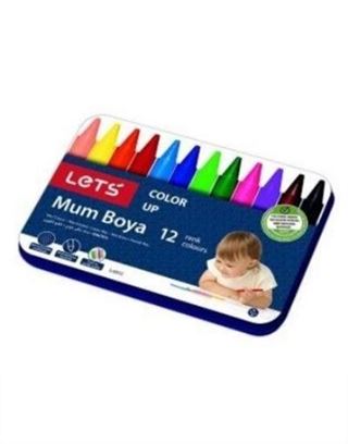 Lets 12 Renk 11mm Jumbo Mum Boya (L6312)