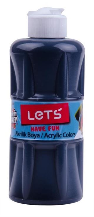 Lets Akrilik Boya 250 Ml Siyah (L5709)