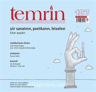 Temrin Aylık Edebiyat Dergisi Sayı:107 Eylül 2020