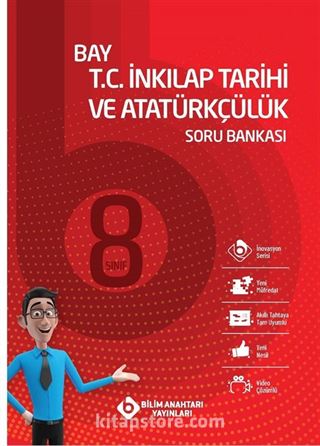 8. Sınıf LGS Bay T.C. İnkılap Tarihi ve Atatürkçülük Soru Bankası Soru Bankası