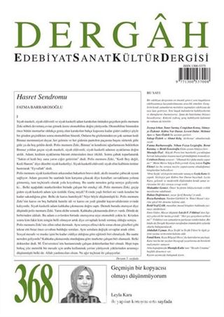 Dergah Edebiyat Sanat Kültür Dergisi Sayı:368 Ekim 2020