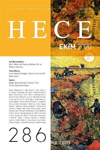 Sayı:286 Ekim 2020 Hece Aylık Edebiyat Dergisi