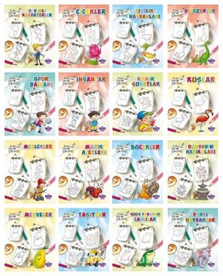 Resim Yapmak Çok Kolay Seti (16 Kitap)