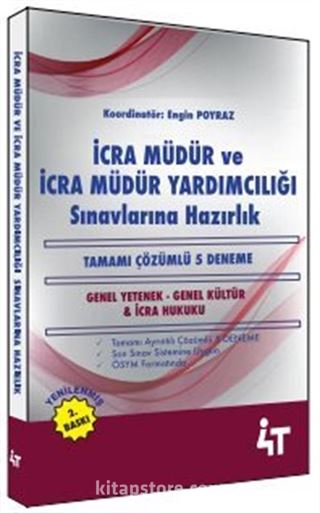 İcra Müdür ve İcra Müdür Yardımcılığı Sınavlarına Hazırlık