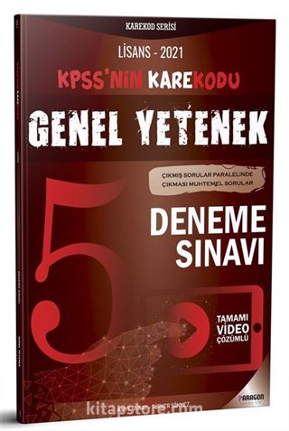 2021 KPSS Lisans Genel Yetenek Video Çözümlü 5 Deneme Sınavı