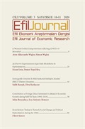 Efil Ekonomi Araştırmaları Dergisi Cilt: 3 Sayı: 10-11
