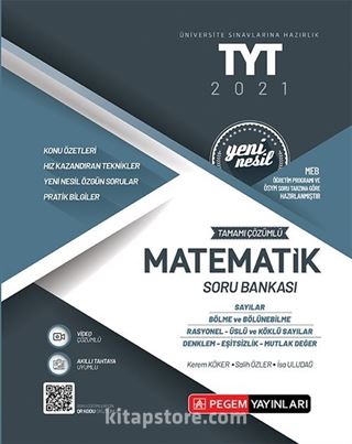 TYT- AYT Tamamı Çözümlü Matematik Soru Bankası