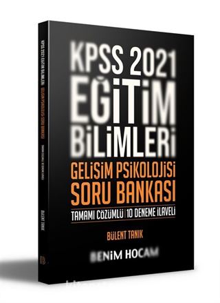 2021 KPSS Eğitim Bilimleri Gelişim Psikolojisi Tamamı Çözümlü 10 Deneme İlaveli Soru Bankası