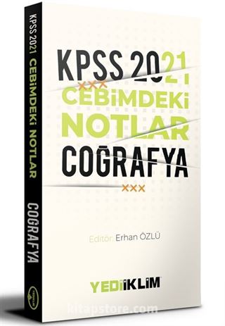 2021 KPSS Cebimdeki Notlar Coğrafya