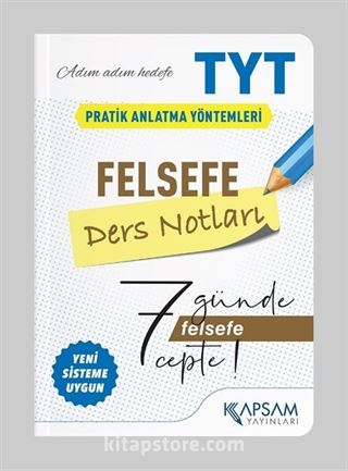 TYT Felsefe Ders Notları (Cep Boy)