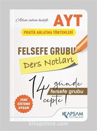 AYT Felsefe Ders Notları (Cep Boy)