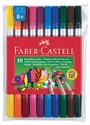 Faber-Castell Çift Uçlu Keçeli Kalem,10 Renk (5068151110)