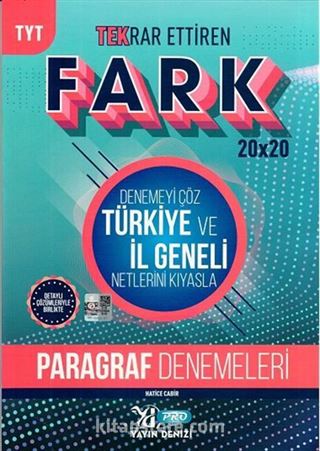TYT Paragraf Fark 20x20 Tekrar Ettiren Denemeleri