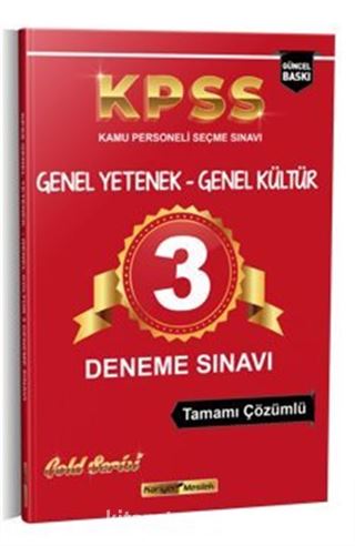 2021 KPSS Genel Yetenek Genel Kültür Tamamı Çözümlü 3 Deneme Sınavı