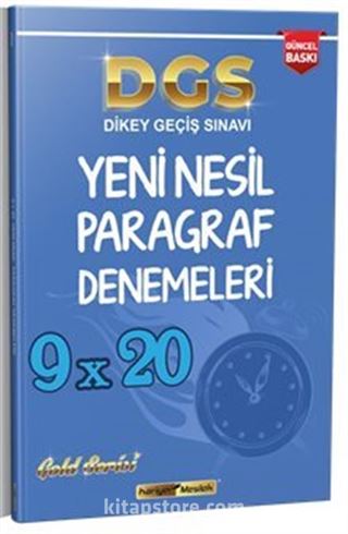 2021 DGS 9x20 Yeni Nesil Paragraf Denemeleri
