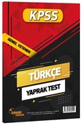 2021 KPSS Türkçe Yaprak Test