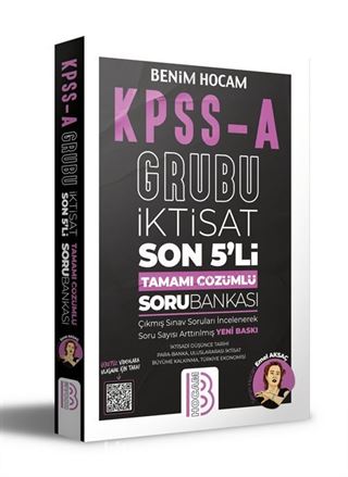 KPSS A İktisat Son 5'li Tamamı Çözümlü Soru Bankası