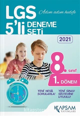 2021 LGS 5'Lİ Deneme Seti 1. Dönem
