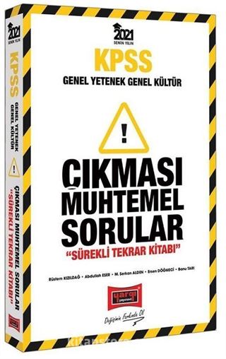 2021 KPSS Genel Yetenek Genel Kültür Çıkması Muhtemel Sorular Sürekli Tekrar Kitabı