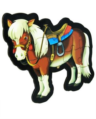 Ahşap Yap-Boz - At (16 Parça) (Hikayeli)