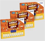 1. Sınıf Dikkat Mantık Zeka Sıfırdan Kodlama Seti (3 Kitap)