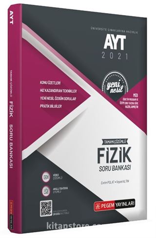 AYT Tamamı Çözümlü Fizik Soru Bankası
