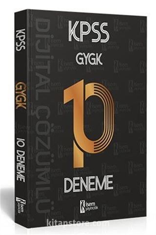 2021 Evveliyat KPSS Genel Yetenek Genel Kültür Tamamı Dijital Çözümlü 10 Deneme