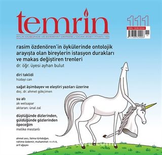 Temrin Aylık Edebiyat Dergisi Sayı:111 Ocak 2021