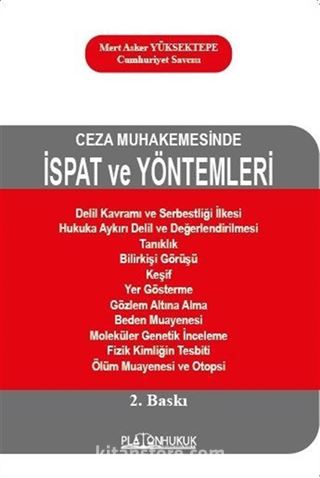 Ceza Muhakemesinde İspat ve Yöntemleri