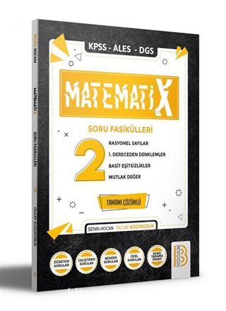 KPSS ALES DGS MatematiX Soru Fasikülleri 2