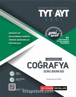 Üniversite Sınavlarına Hazırlık TYT Tamamı Çözümlü Coğrafya Soru Bankası