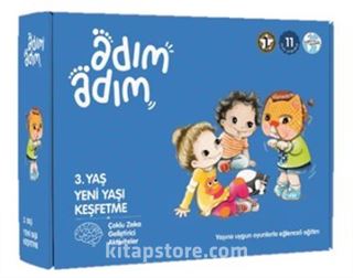 Adım Adım Eğitim Seti 3 Yaş / Yeni Yaşı Keşfetme