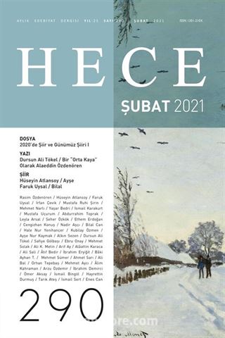 Sayı:290 Şubat 2021 Hece Aylık Edebiyat Dergisi