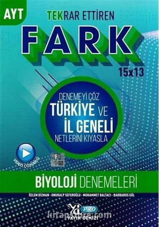 AYT Biyoloji Fark 15x13 Tekrar Ettiren Denemeleri