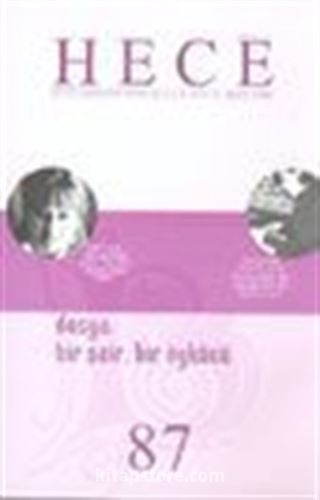 Sayı:87 Mart 2004-Hece Aylık Edebiyat Dergisi