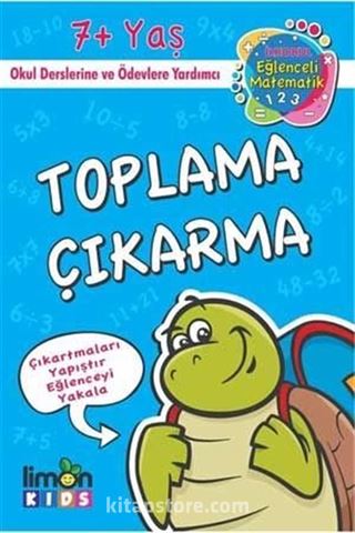 İlk Okul Eğlenceli Matematik Çıkartmalı Toplama Çıkarma